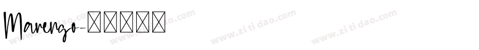 Marengo字体转换