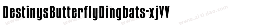 DestinysButterflyDingbats-xjVV字体转换