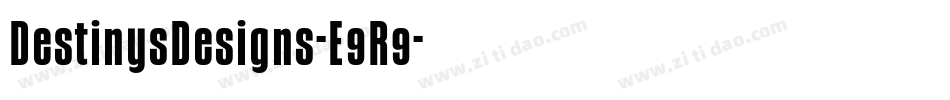DestinysDesigns-E9R9字体转换