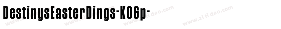 DestinysEasterDings-KOGp字体转换