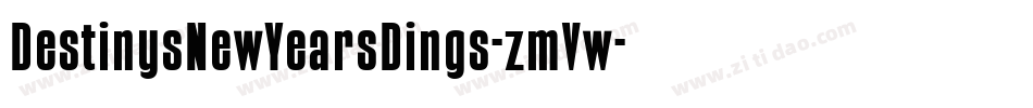 DestinysNewYearsDings-zmVw字体转换