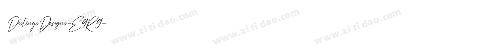 DestinysDesigns-E9R9字体转换