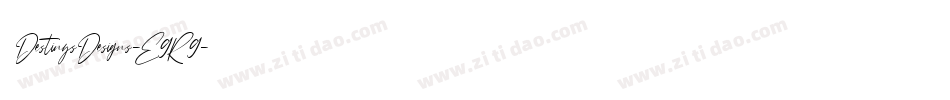 DestinysDesigns-E9R9字体转换