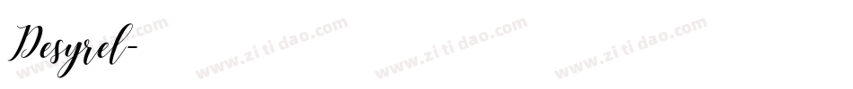 Desyrel字体转换