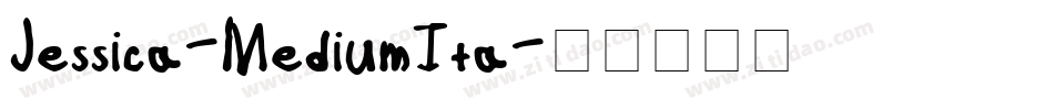 Jessica-MediumIta字体转换