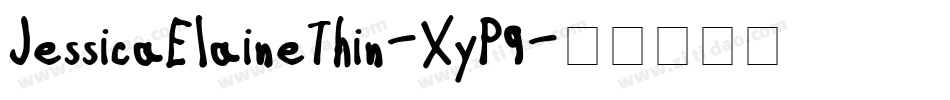 JessicaElaineThin-XyP9字体转换