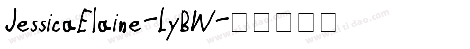 JessicaElaine-LyBW字体转换