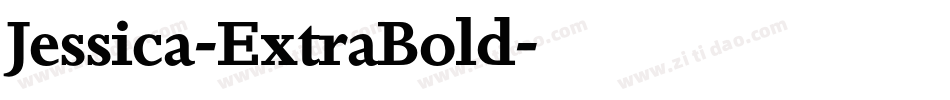 Jessica-ExtraBold字体转换