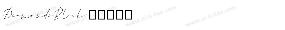 DiamondsBlack字体转换