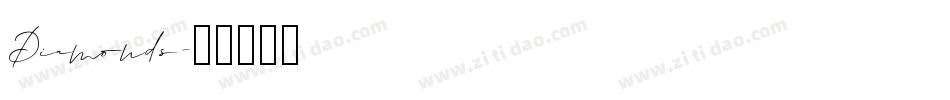 Diamonds字体转换