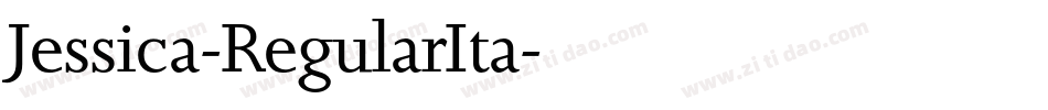 Jessica-RegularIta字体转换