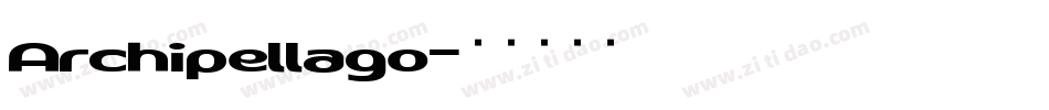 Archipellago字体转换