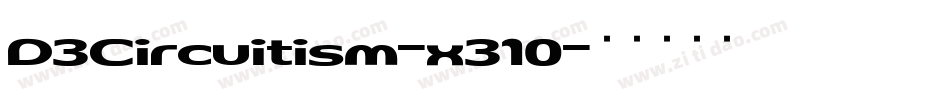 D3Circuitism-x310字体转换