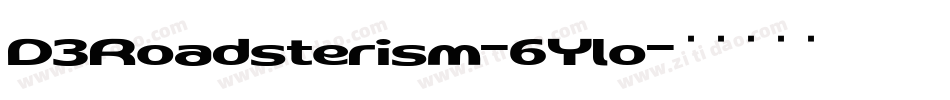 D3Roadsterism-6Ylo字体转换