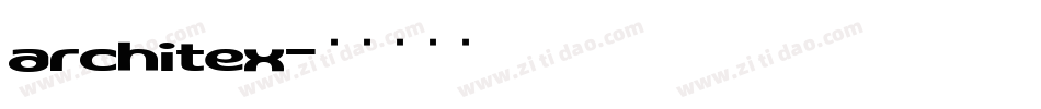 architex字体转换