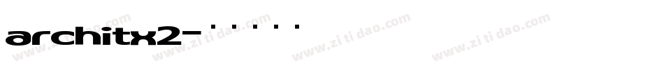 architx2字体转换
