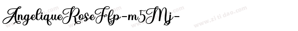 AngeliqueRoseFfp-m5Mj字体转换