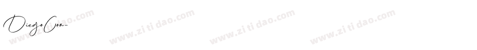 DiegoCon字体转换