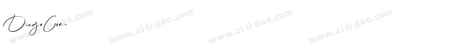 DiegoCon字体转换