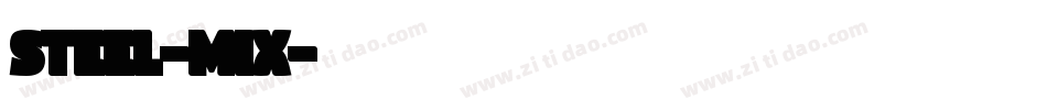 Steel-Mix字体转换