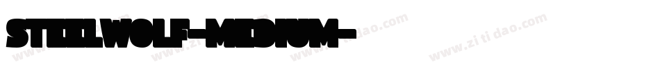 SteelWolf-Medium字体转换