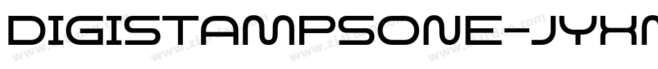 Digistampsone-jyxM字体转换