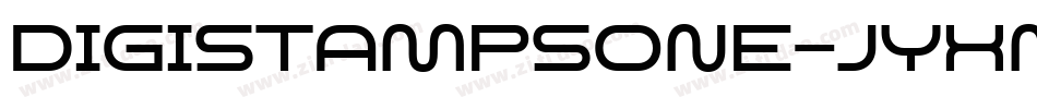 Digistampsone-jyxM字体转换