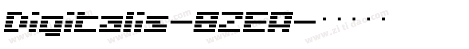Digitalis-8ZEA字体转换