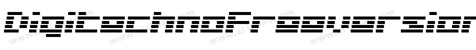 DigitechnoFreeversion-pmRK字体转换