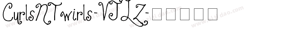 CurlsNTwirls-VJLZ字体转换