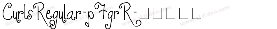 CurlsRegular-p7grR字体转换