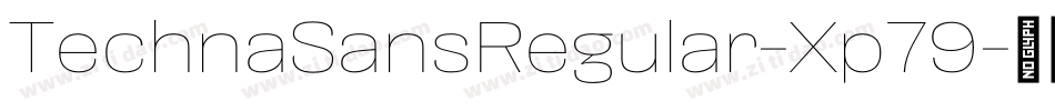TechnaSansRegular-Xp79字体转换