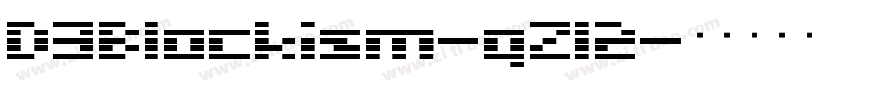 D3Blockism-qZl2字体转换