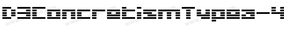 D3ConcretismTypea-4Bz6字体转换