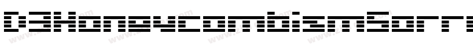 D3HoneycombismSorround-7Bnw字体转换