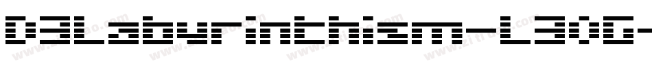 D3Labyrinthism-L30G字体转换