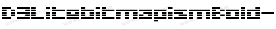 D3LitebitmapismBold-BWvG字体转换
