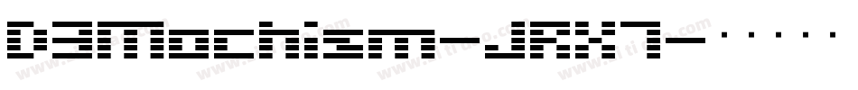 D3Mochism-JRX7字体转换