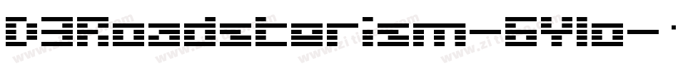 D3Roadsterism-6Ylo字体转换