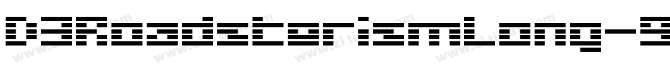 D3RoadsterismLong-9YRZ字体转换