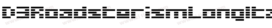 D3RoadsterismLongItalic-lgoZ字体转换