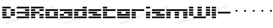D3RoadsterismWI字体转换