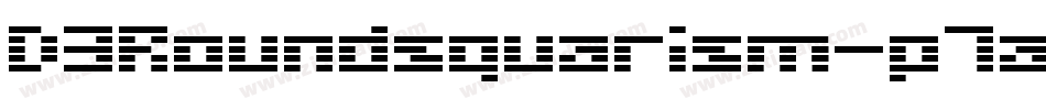 D3Roundsquarism-p7aa字体转换