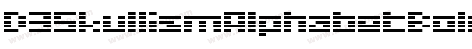 D3SkullismAlphabetBold-d9wE字体转换