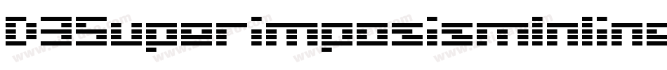 D3SuperimposismInline-lgo5字体转换