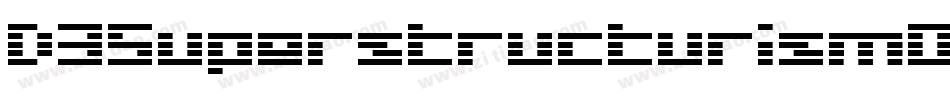 D3SuperstructurismOutline-vmxy字体转换