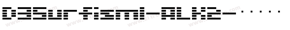 D3SurfismI-ALK2字体转换