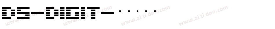 DS-DIGIT字体转换