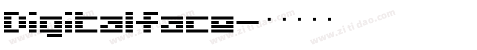 Digitalface字体转换