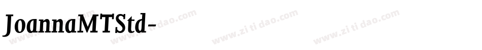 JoannaMTStd字体转换